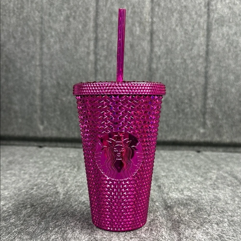 Starbucks Fuchsia Studded Tumbler - Picture 1 of 3